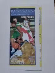 Баскетбол. Уникс Казань - Евраз Екатеринбург 1 марта 2003 плей-офф Кубок России