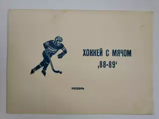 Хоккей с мячом. Казань 1988/89 (44 страницы)