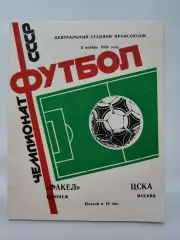 Факел Воронеж - ЦСКА Москва 1986