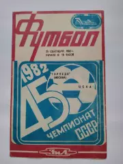 Торпедо Москва - ЦСКА Москва 1982