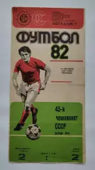Металлист Харьков - ЦСКА Москва 1982