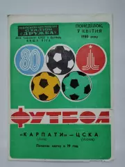 Карпаты Львов - ЦСКА Москва 1980