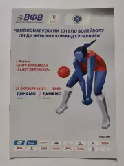 Волейбол. Динамо Казань - Динамо Москва 21 октября 2015 женщины