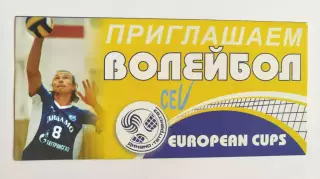 Волейбол. Динамо Казань - Туркуэн Лилль Метрополь Франция 2005 Еврокубок