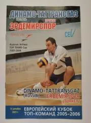 Волейбол Динамо-Таттрансгаз Казань Эрдемирспор Турция 14 декабря 2005 Еврокубок