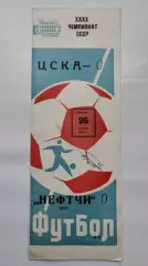 ЦСКА Москва - Нефтчи Баку 1977 Автографы Юрий Саух и Леонид Николаенко оба ЦСКА