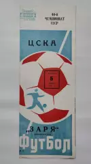 ЦСКА Москва - Заря Ворошиловград 1977