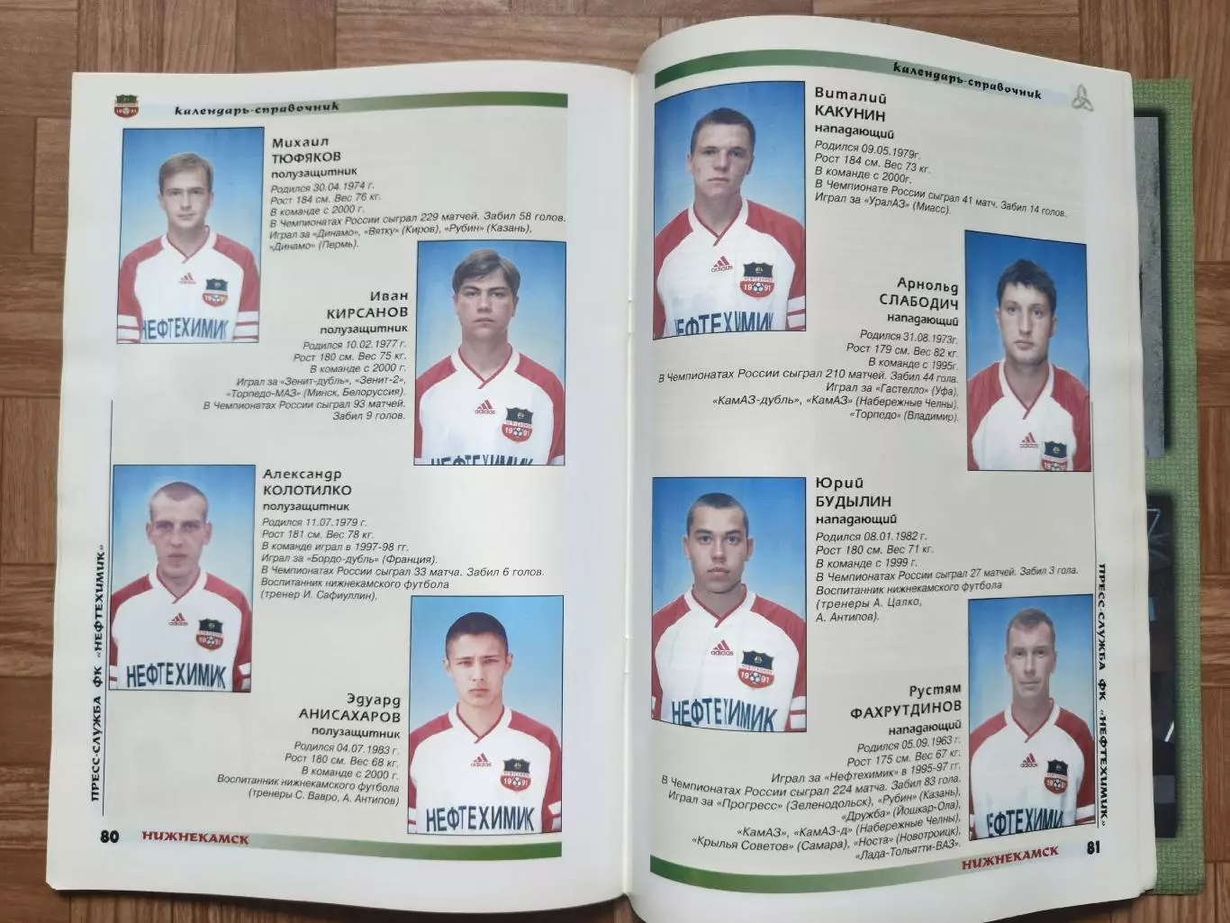 Футбол. Нижнекамск 1996 (Формат А4 96 страниц) 7