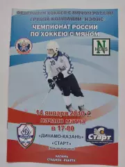 Хоккей с мячом. Динамо Казань - Старт Нижний Новгород 14 января 2010