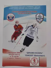 Хоккей с мячом. Динамо Казань - Енисей Красноярск 18 февраля 2009