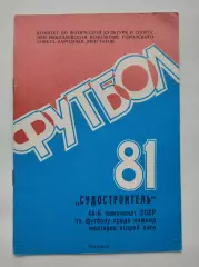 Футбол. Николаев 1981 (24 страницы)