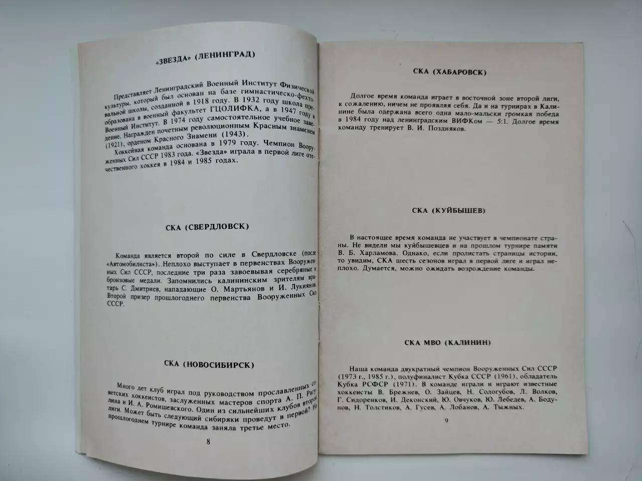 Калинин. Турнир памяти Харламова 1987 ЦСКА СКА Ленинград Хабаровск Куйбышев и др 2