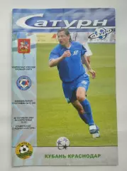 Сатурн Раменское - Кубань Краснодар 2004
