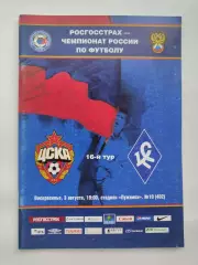 ЦСКА Москва - Крылья Советов Самара 2008