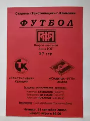 Текстильщик Камышин - Спартак Анапа 2006