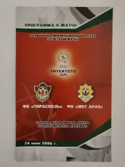 ФК Тирасполь Молдова - МКТ-Араз Азербайджан 2006 Кубок УЕФА-Интертото
