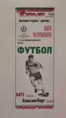 БАТЭ Борисов Беларусь - Хельсинборг Швеция 2000 Лига Чемпионов