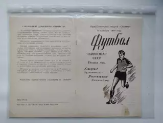 Спартак Орджоникидзе - СКА Ростов-на-Дону 1986 (М1)