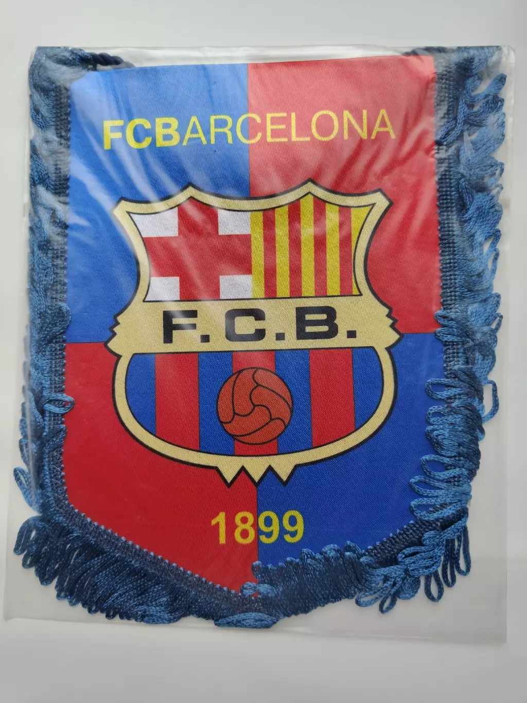 Вымпел. Барселона/Barcelona Spain/Испания (размер 22х17 см, новый в упаковке)