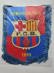 Вымпел. Барселона/Barcelona Spain/Испания (размер 22х17 см, новый в упаковке)