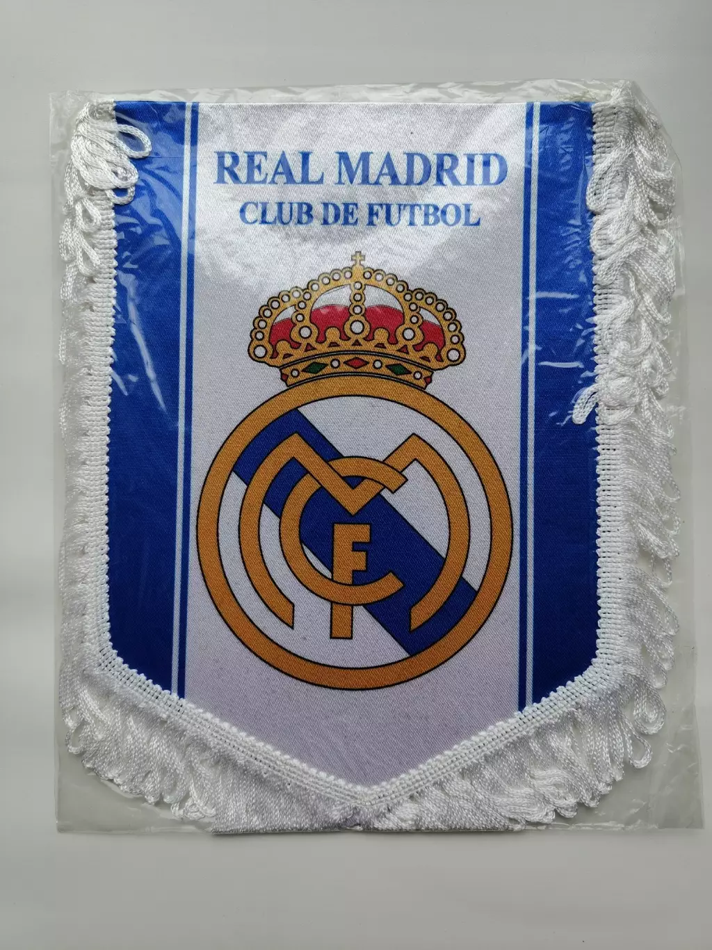 Вымпел Реал Мадрид Испания/Real Madrid Spain (размер 22х17 см, новый в упаковке)