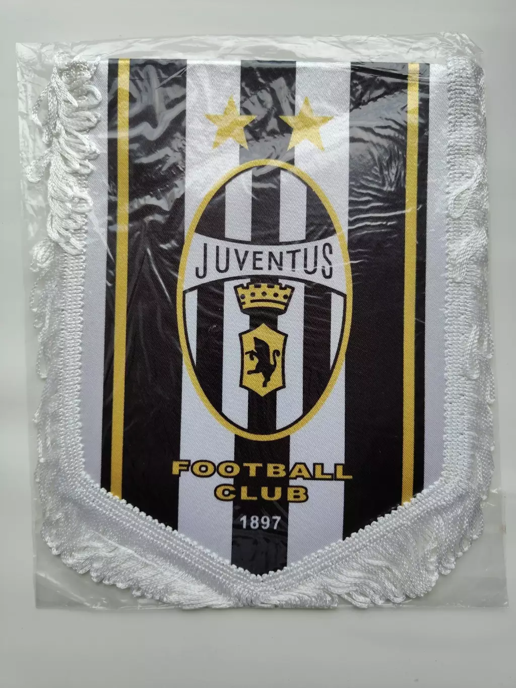 Вымпел. Ювентус Турин Италия/Juventus Italy (размер 22х17 см, новый в упаковке)