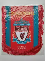 Вымпел. Ливерпуль Англия/Liverpool England (размер 22х17 см, новый в упаковке)