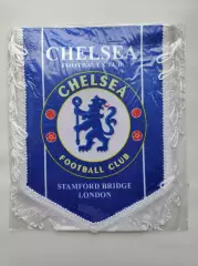 Вымпел. Челси Лондон Англия/Chelsea England (размер 22х17 см, новый в упаковке)