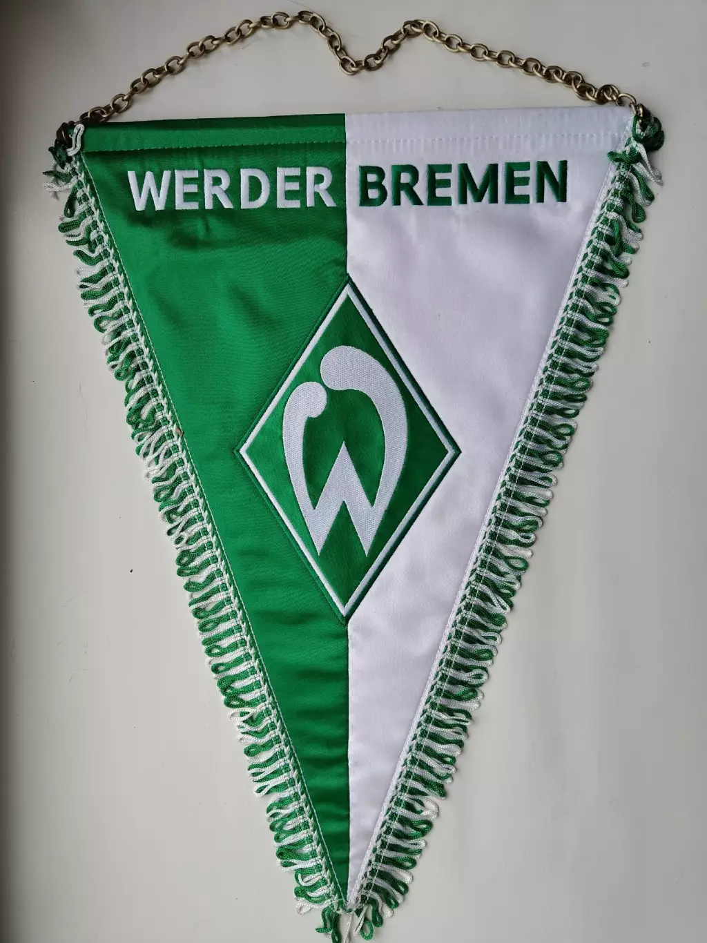 Вымпел. Вердер Бремен Германия/Werder Bremen Germany (Большой, размер 43х31 см)
