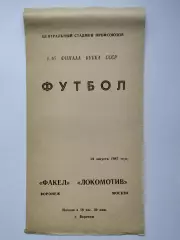 Факел Воронеж - Локомотив Москва 1985 Кубок СССР (М1)