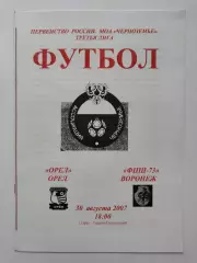 ФК Орел - ФЦШ-73 Воронеж 2007 (М1)