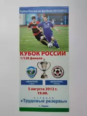 Авангард Курск - Металлург Липецк 2012 Кубок России (М1)