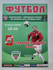 Спартак Нальчик - Терек Грозный 2010 (М1)