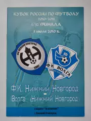 ФК Нижний Новгород - Волга Нижний Новгород 2010 Кубок России (М1)