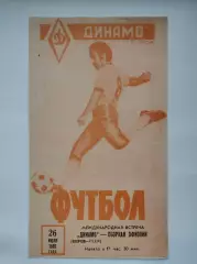 Динамо Киров - сборная Эфиопия 1982 МТМ