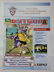 Металлург Новокузнецк - Черноморец Новороссийск Кубань Краснодар 2008 (М1)