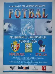 Молдова - Италия 2004 отбор.ЧМ