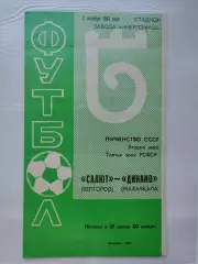 Салют Белгород - Динамо Махачкала 1981 (М1)