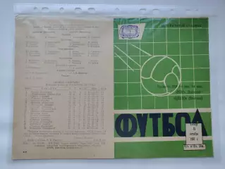 Ротор Волгоград - Динамо Махачкала 1981 (М1)
