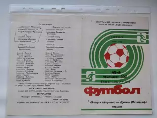 Волгарь Астрахань - Динамо Махачкала 1986 (М1)