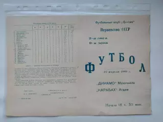 Динамо Махачкала - Карабах Агдам 1989 (М1)