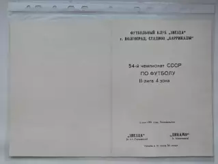 Звезда Городище - Динамо Махачкала 1991 (М1)