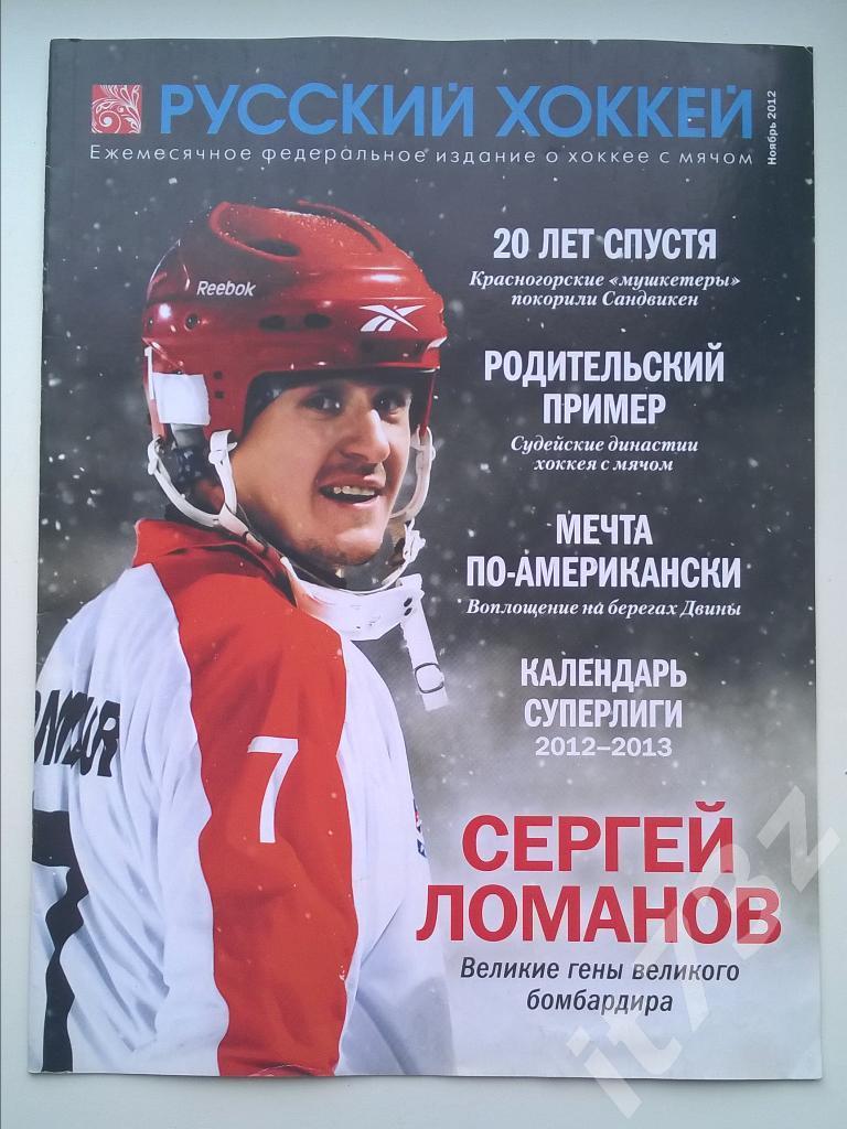 Хоккей с мячом. Русский хоккей. 2012 ноябрь