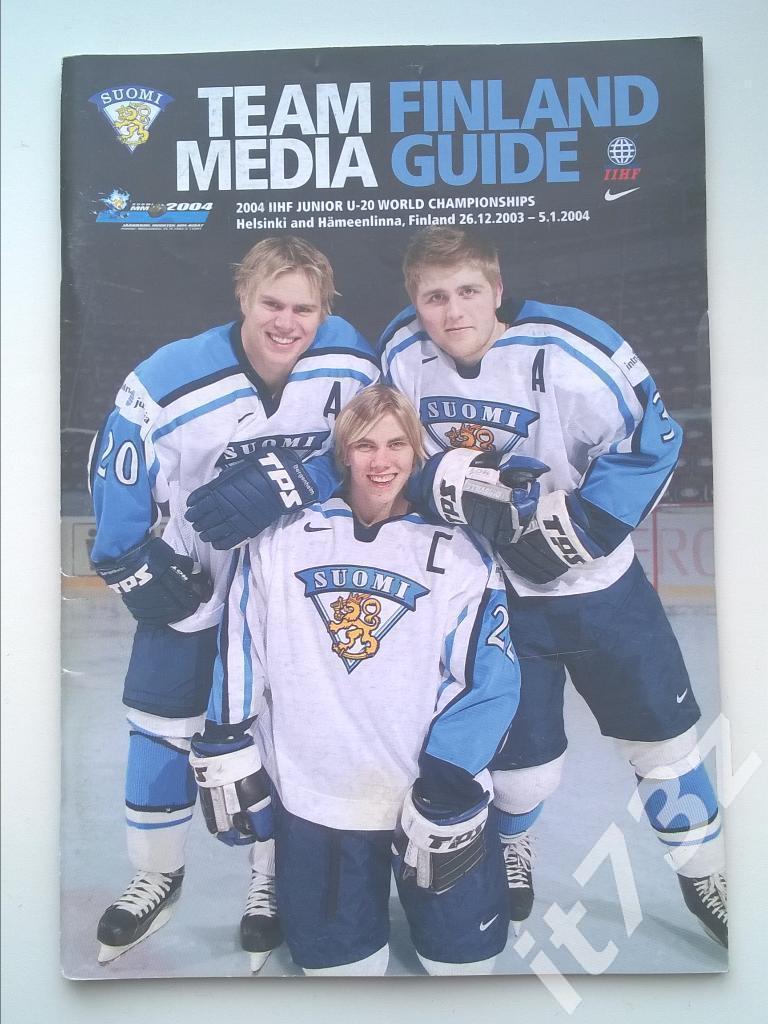 Хельсинки 2004. сборная Финляндия (52 страницы) U20