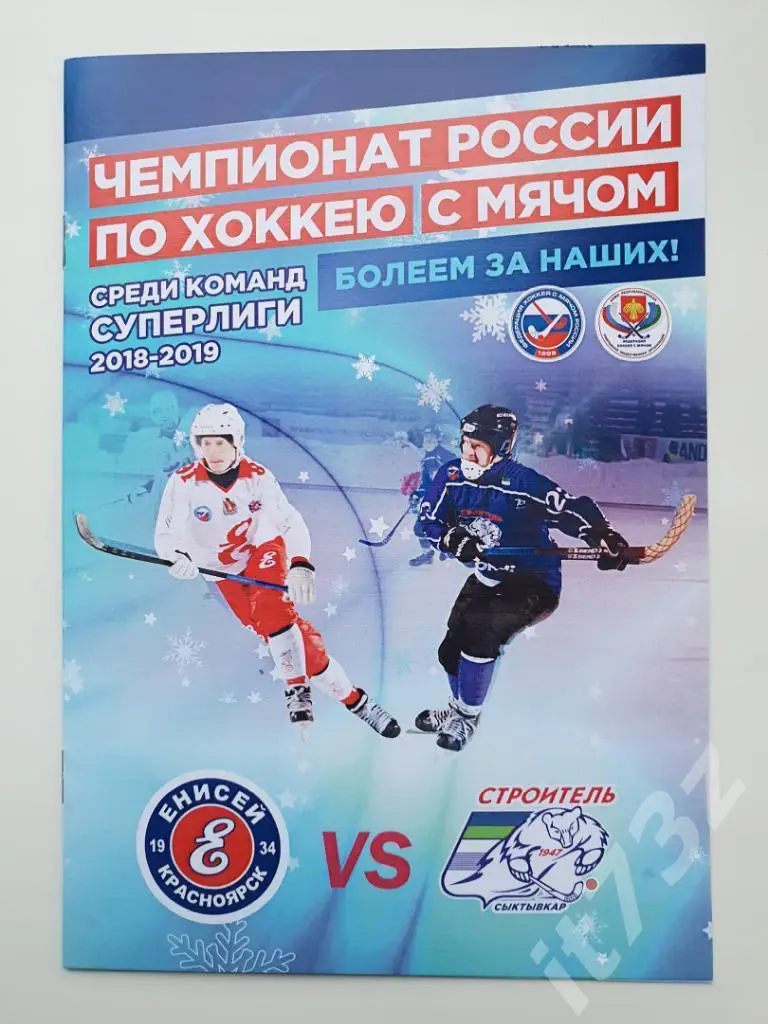 Хоккей с мячом. Строитель Сыктывкар - Енисей Красноярск. 9 ноября 2018