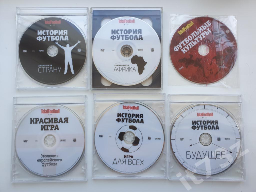 6 DVD. История Футбола, Красивая игра, Футбольные культуры