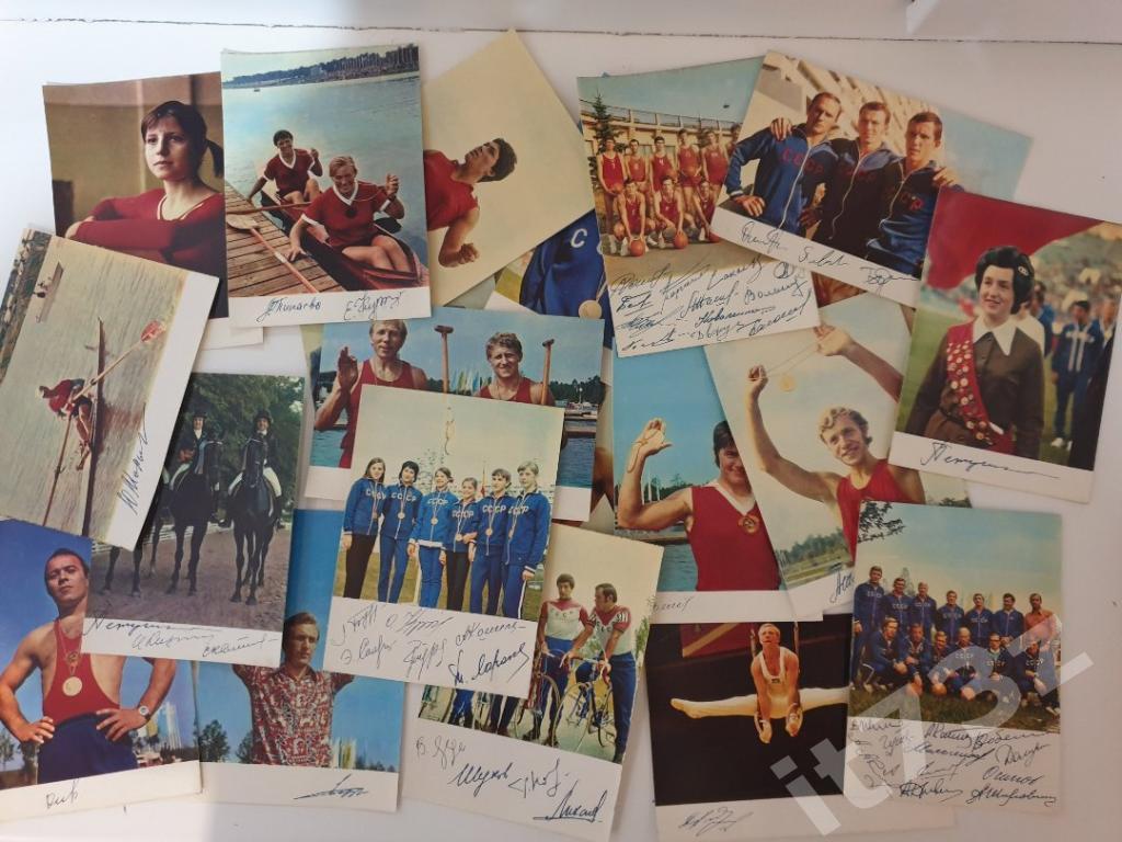 2-ый Набор открыток Советские спортсмены-чемпионы СССР,Европы,мира,Олимпиад 1973 2