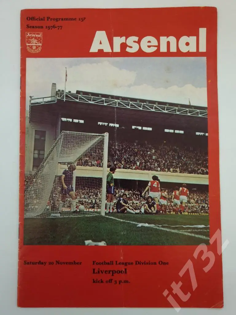 Арсенал Лондон Англия - Ливерпуль Англия. 1976/77