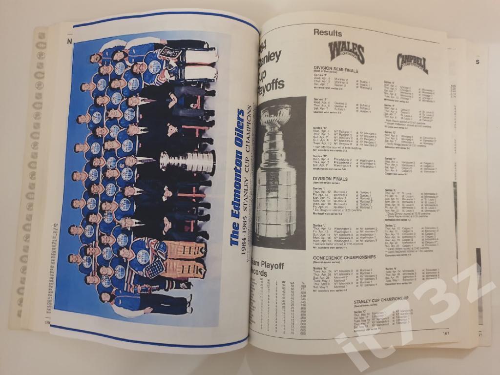 НХЛ Официальный медиа-гайд/Книга рекордов сезон 1984/85 (352 страницы) 5