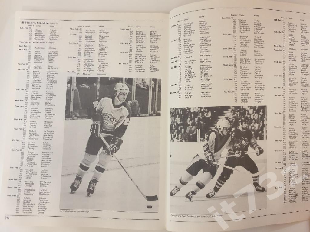 НХЛ Официальный медиа-гайд/Книга рекордов сезон 1984/85 (352 страницы) 7